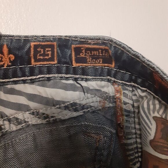 Rock Revival Jamila Boot Women's 25 Embellished Le Fleur Pockets Distressed - Picture 3 of 11